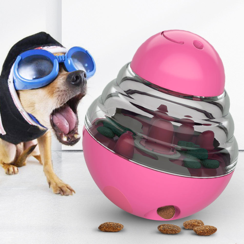 Chewable Treat-Feeder Ball for Dogs