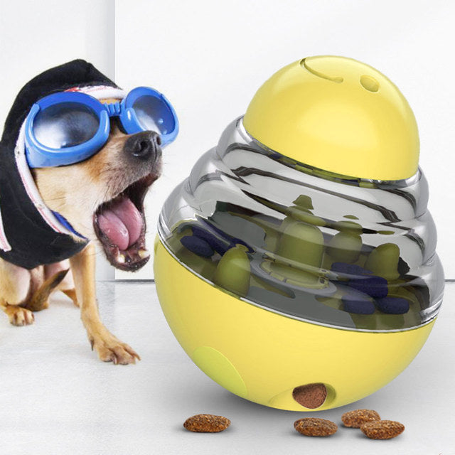 Chewable Treat-Feeder Ball for Dogs